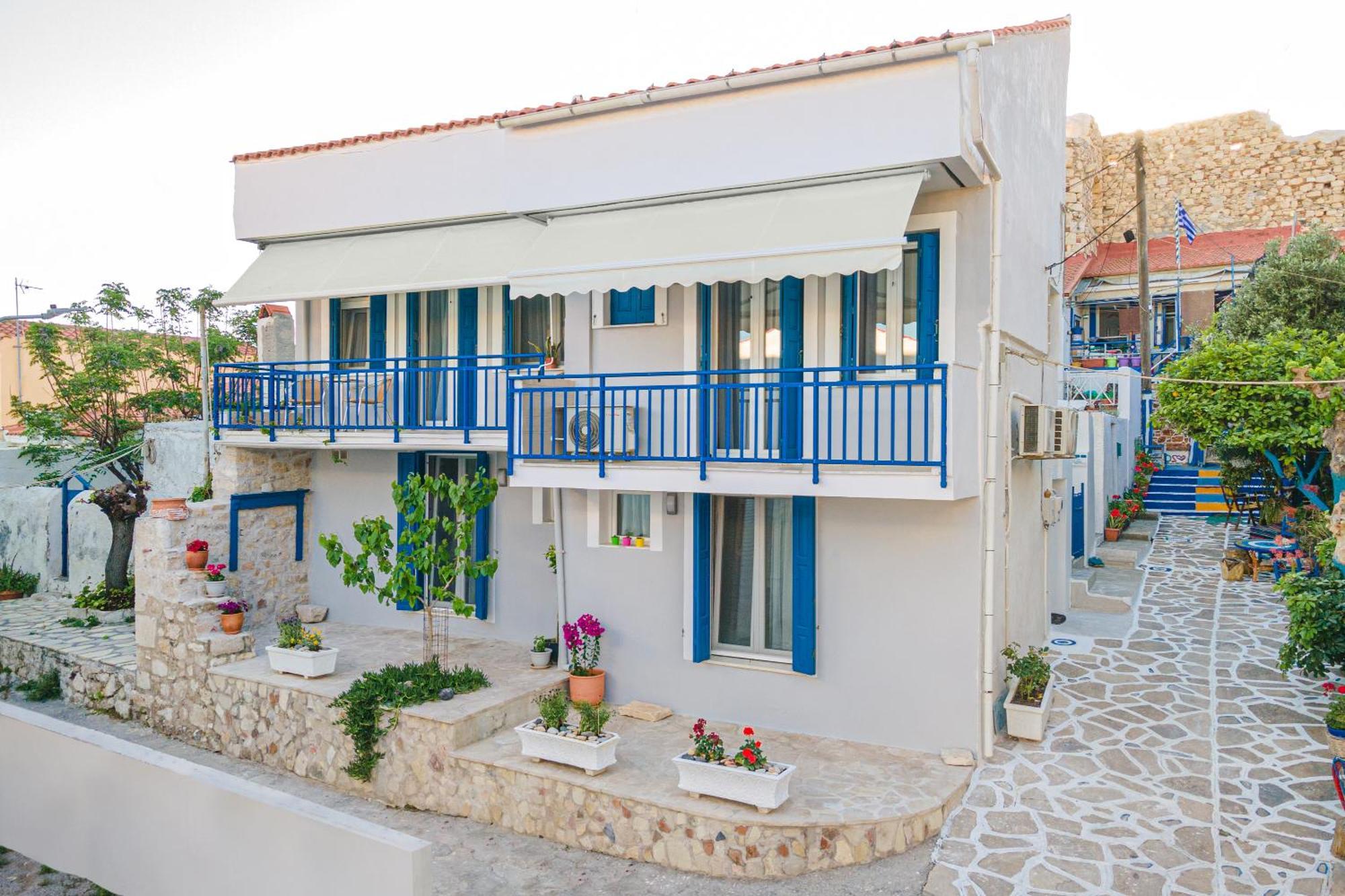 Pythagorio Blue Street Apartment With Balcony Εξωτερικό φωτογραφία